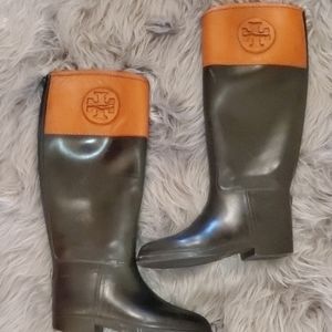 Tory burch rain boots